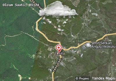 Teke hava durumu haritası