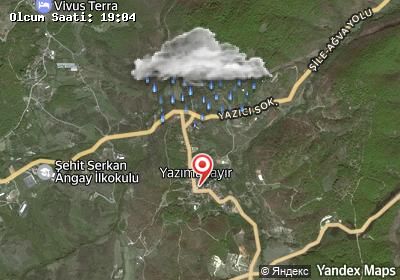 Yazımanayır hava durumu haritası