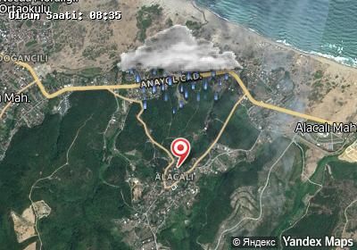 Alacalı hava durumu haritası