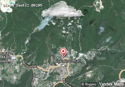 Bıçkıdere hava durumu haritası