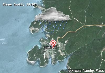 Esenceli hava durumu haritası