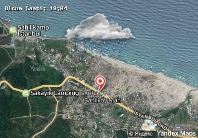 Sahilköy hava durumu haritası