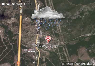 Gökdere hava durumu haritası