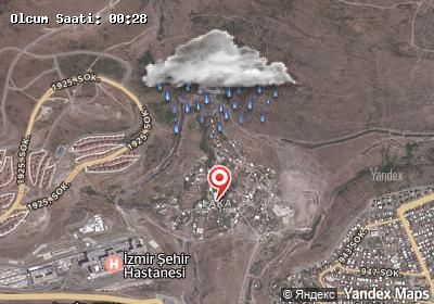 Laka hava durumu haritası