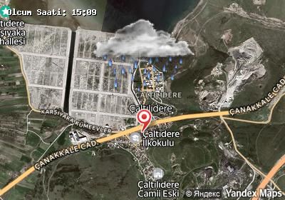 Çaltılıdere hava durumu haritası