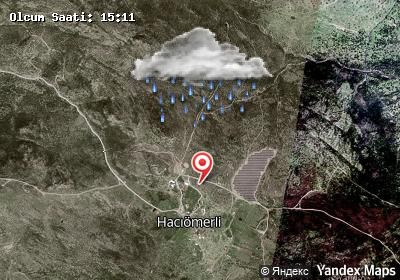 Hacıömerli hava durumu haritası
