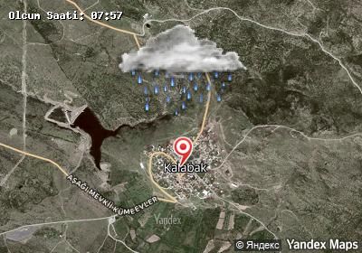 Kalabak hava durumu haritası