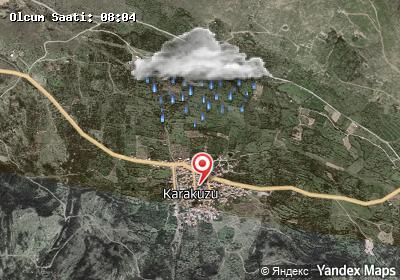 Karakuzu hava durumu haritası