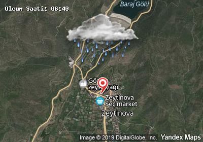 Zeytinova hava durumu haritası