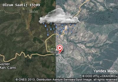 Alanköy hava durumu haritası