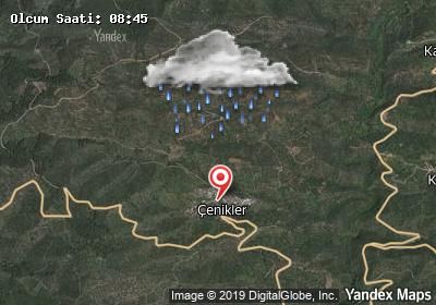 Çenikler hava durumu haritası