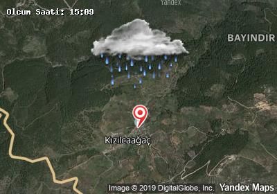 Kızılcaağaç hava durumu haritası