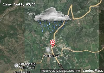 Kızılcaova hava durumu haritası