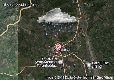Yakapınar hava durumu haritası
