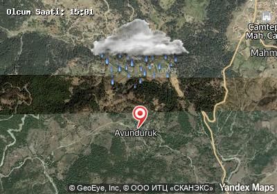 Avunduruk hava durumu haritası
