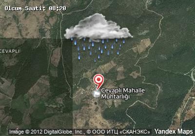 Cevaplı hava durumu haritası