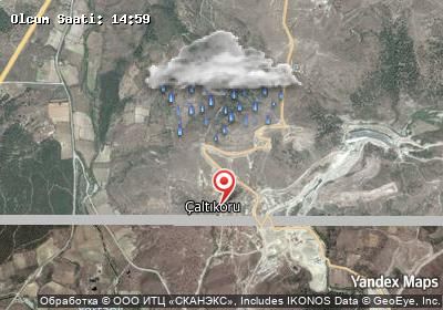 Çaltıkoru hava durumu haritası