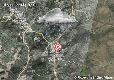 Çamköy hava durumu haritası