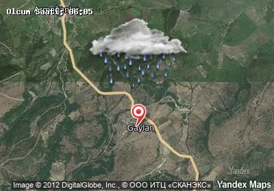 Gaylan hava durumu haritası