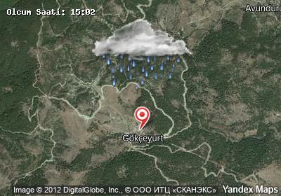 Gökçeyurt hava durumu haritası