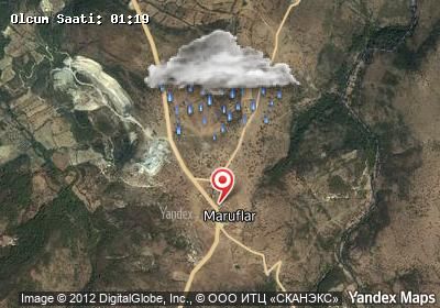 Maruflar hava durumu haritası