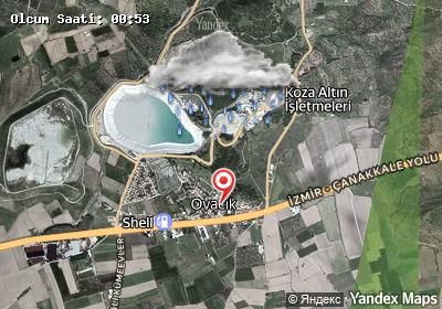 Ovacık hava durumu haritası