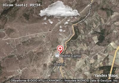 Örenli hava durumu haritası