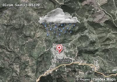 Pınarköy hava durumu haritası