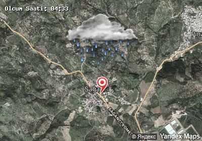 Sağancı hava durumu haritası