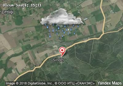 Sindel hava durumu haritası