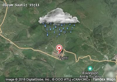 Tiyelti hava durumu haritası