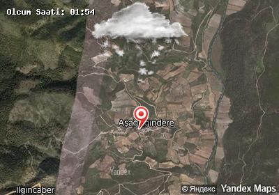 Aşağıılgındere hava durumu haritası