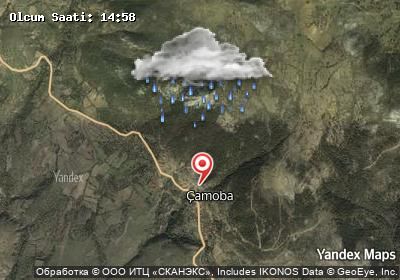 Çamoba hava durumu haritası