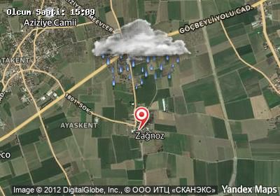 Zağnoz hava durumu haritası