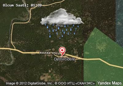 Demircidere hava durumu haritası