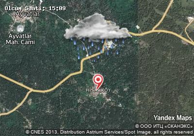 Hisarköy hava durumu haritası