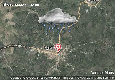 Karaveliler hava durumu haritası