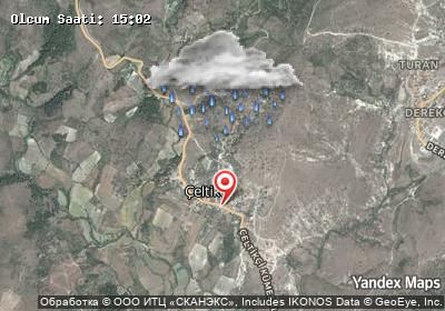 Çeltikçi hava durumu haritası