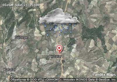 Kırcalar hava durumu haritası
