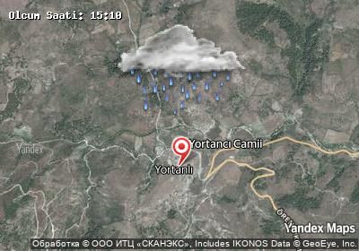 Yortanlı hava durumu haritası