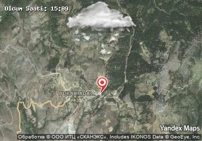 Yukarıada hava durumu haritası