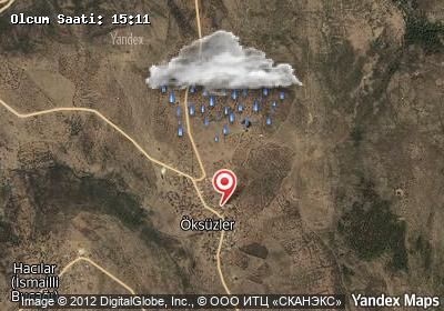 Öksüzler hava durumu haritası