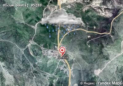 Seklik hava durumu haritası