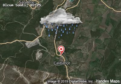 Çalıbahçe hava durumu haritası