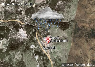 Koyuneli hava durumu haritası