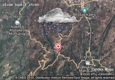 Adaküre hava durumu haritası