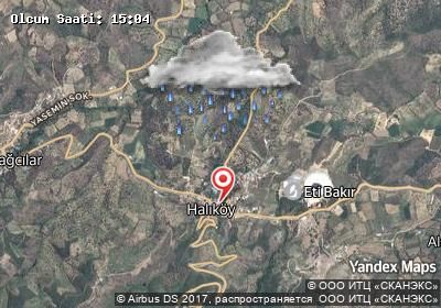 Halıköy hava durumu haritası