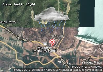 Menderes hava durumu haritası