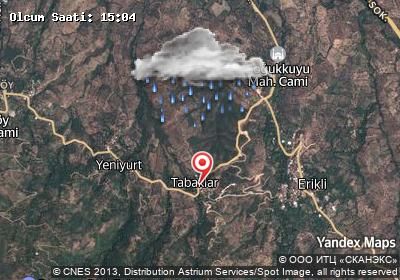 Tabaklar hava durumu haritası