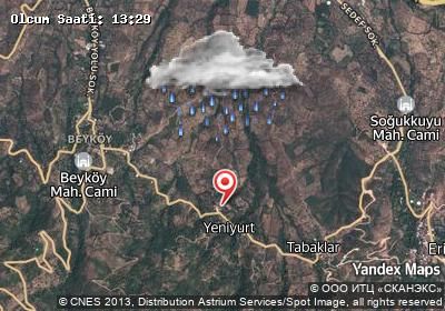 Yeniyurt hava durumu haritası